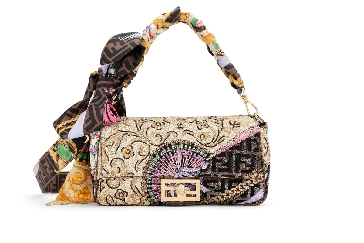 fendi versace collab bag